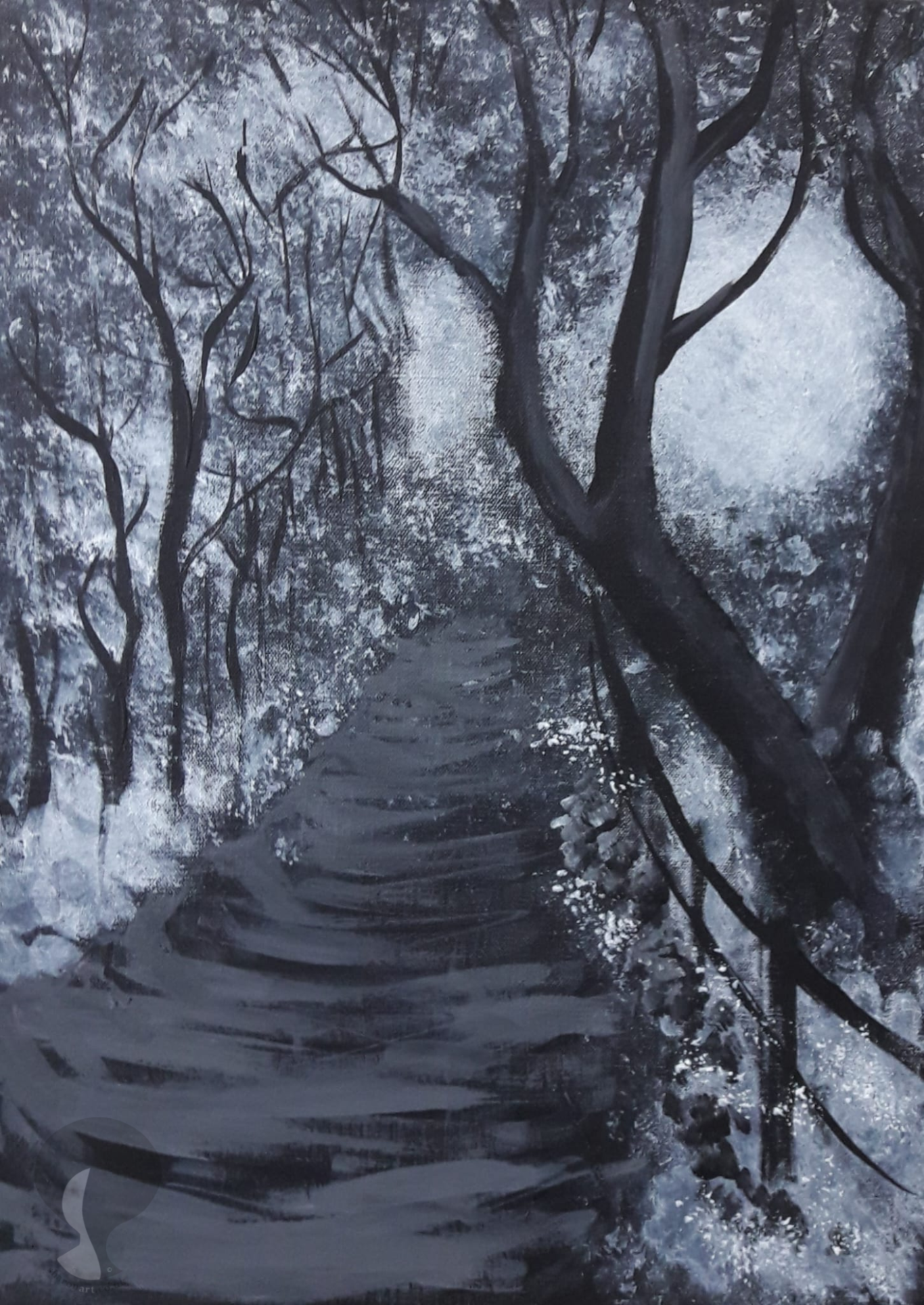 Through The Woods (Black & White)